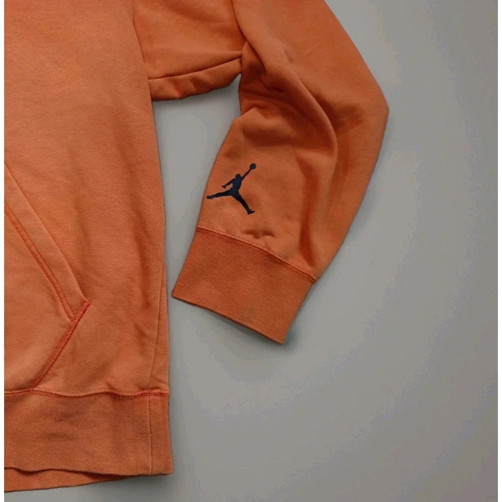 Nike Air Jordan Sweatshirt Mens XL Orange Pullover Hoodie Zion Williams NBA